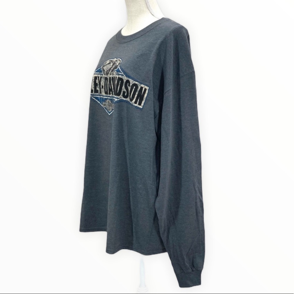 Harley-Davidson Long Sleeve Graphic Tee Sz XL - Picture 3 of 7